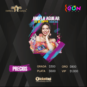 Concierto de Ángela Aguilar en León, México, Domingo, 23 de enero de 2022