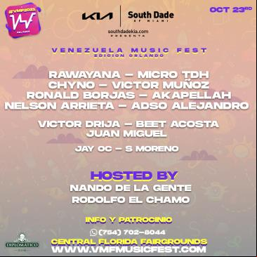 Concierto de Chyno en Orlando, Florida, Estados Unidos, Sábado, 23 de octubre de 2021
