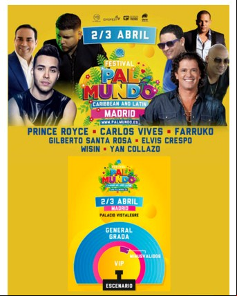 Concierto de Prince Royce en Madrid, España, Sábado, 02 de abril de 2016