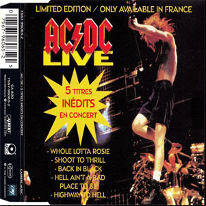 Álbum 5 Titres Inédits En Concert de AC/DC