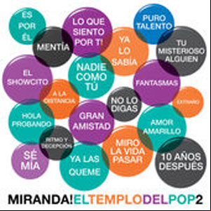 Álbum El Templo del Pop, Vol. 2 de Miranda