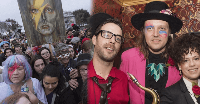 Arcade Fire homenajea a Bowie en desfile de Nueva Orleans [VIDEO]