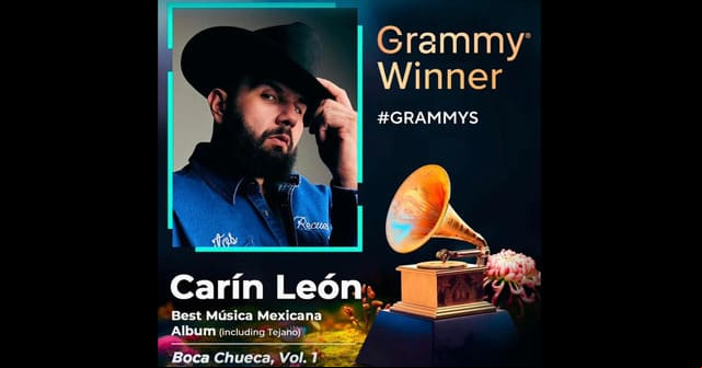 Carin León obtiene el primer premio Grammy de su carrera