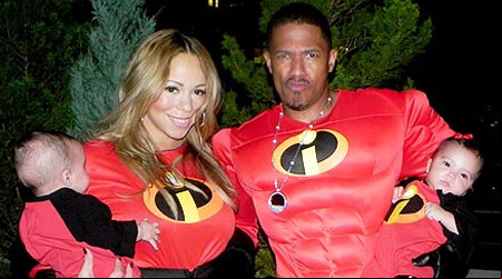 Mariah Carey disfrazada para Halloween Mariah Carey disfrazada para Halloween