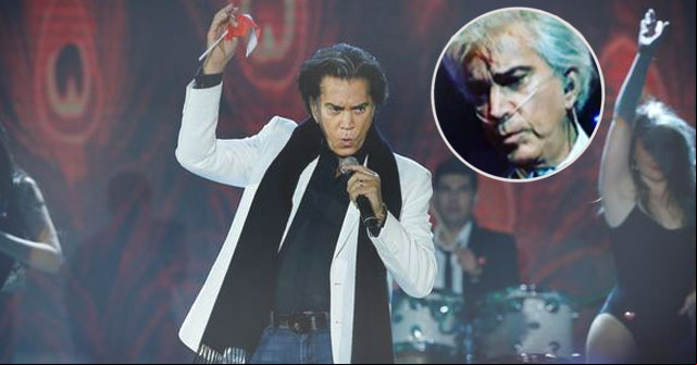 El Puma se presentó en concierto con un tanque de oxigeno (+VÍDEO)
