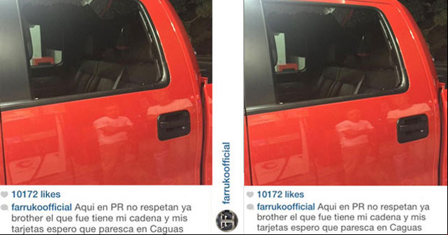 Farruko fue víctima de robo en Puerto Rico