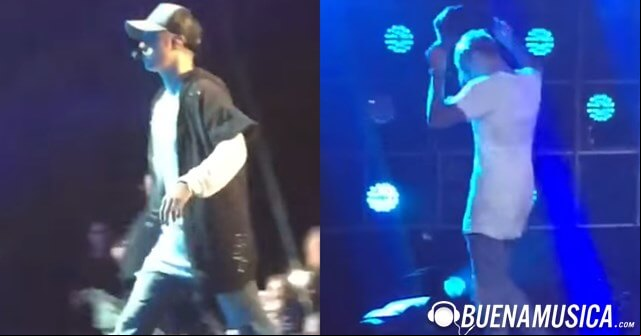 Justin Bieber se molesta y abandona concierto después de su primera canción