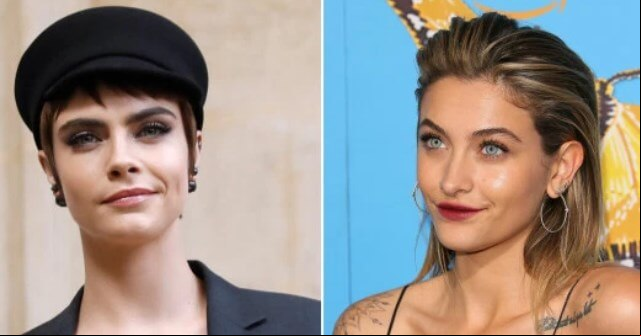 Paris Jackson y Cara Delivingne fueron capturadas besandose