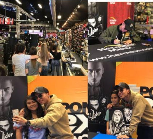 Reykon en firma de autografos